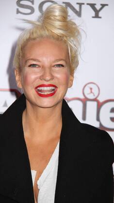 Dec. 7, 2014 - New York, New York, U.S. - Singer SIA attends the world premiere of Annie held at the Ziegfeld Theater. - ZUMAk03