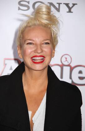 Dec. 7, 2014 - New York, New York, U.S. - Singer SIA attends the world premiere of Annie held at the Ziegfeld Theater. - ZUMAk03