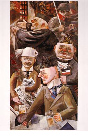 Dec. 17, 2014 - George Grosz, painting, Germany, 1920 s, historical, - ZUMAg14