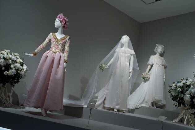 Oct. 20, 2014 - Madrid, Madrid, Spain - A selection of the best creations of French designer organized the first major retrospective of Hubert de Givenchy and first foray Thyssen-Bornemisza Museum in the fashion world, in Madrid, on October 20, 2014.  - ZUMAn23