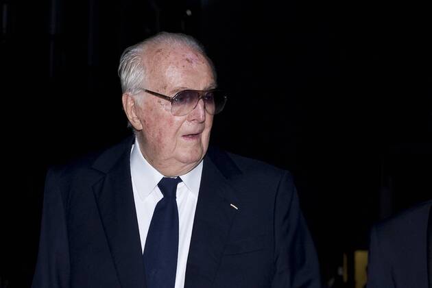 Oct. 20, 2014 - Madrid, Madrid, Oscar Gonzalez - French fashion designer Hubert de Givenchy during the presentation of the exhibition titled Hubert de Givenchy at the Thyssen-Bornemisza museum in Madrid on October 20, 2014. Photo: Oscar Gonzalez NurPhoto  - ZUMAn23