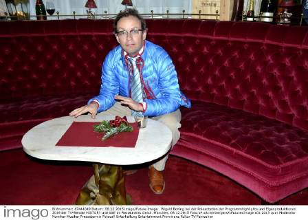 Wigald Boning bei der Präsentation der Programmhighlights und Eigenproduktionen 2016 der TV-Sender HISTORY und A&E im Restaurants Gandl. München, 08.12.2015 Foto:xP.xSchönbergerx xFuturexImage
