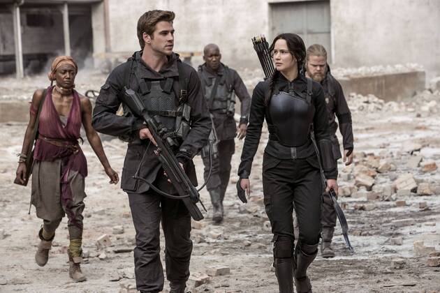 RELEASE DATE: November 21, 2014 TITLE: The Hunger Games: Mockingjay Part 1 STUDIO: Lionsgate DIRECTOR: Francis Lawrence PLOT: Katniss Everdeen is in District 13 after she shatters the games forever. Under the leadership of President Coin and the advice of her trusted friends, Katniss spreads her wings as she fights to save Peeta and a nation moved by her courage PICTURED: LIAM HEMSWORTH as Gale Hawthorne and JENNIFER LAWRENCE as Katniss Everdeen ( - ZUMAl90