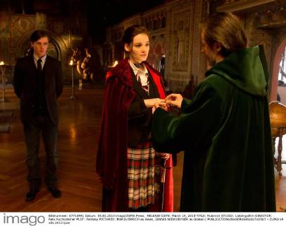 RELEASE DATE: March 14, 2013 TITLE: Rubinrot STUDIO: Lieblingsfilm DIRECTOR: Felix Fuchssteiner PLOT: Fantasy PICTURED: MARIA EHRICH as Gwen, JANNIS NIEWOEHNER as Gideon (  - ZUMArx9