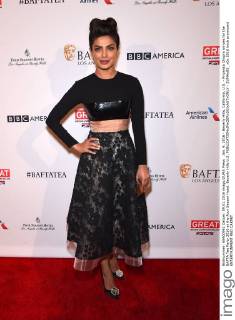 Jan. 9, 2016 - Beverly Hills, California, U.S. - Priyanka Chopra arrives for the BAFTA Tea Party 2016 at the Four Season Hotel. Beverly Hills U.S. - ZUMAo05_