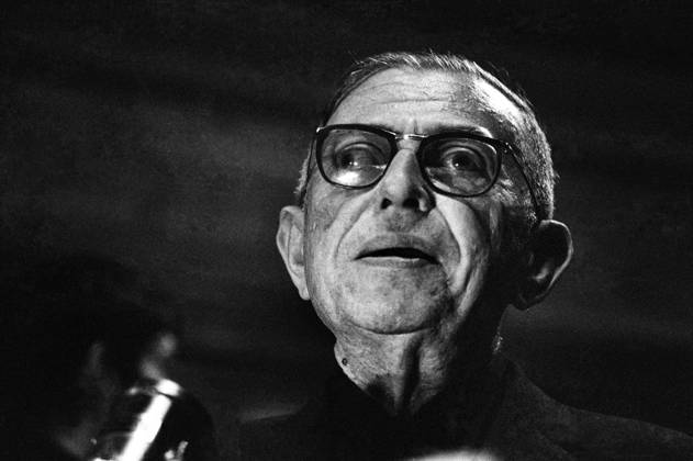 Jean-Paul SARTRE at la Sorbonne - 1968 - France Ile-de-France (region) Paris - Jean-Paul SARTRE at la Sorbonne - MAI 1968 protest; - Jean-Paul SARTRE at la Sorbonne university ; - Credit : ; -  - ACHTUNG: credit-Nennung imago Philippe Gras ist absolut notwendig PhilippexGrasx xLexPictorium LePictorium_0017852