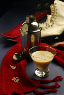 Oct. 24, 2012 - Walnut Crek, CA, USA - The best way to keep warm this holiday season is with a festive twist on the nog and toddy. Here, Southpaw s Tugboat Egg Nog. - ZUMAm67_