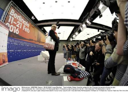 Festivalleiter Dieter Kosslick anlässlich der Programmpressekonferenz zu den bevorstehenden 66. Internationalen Filmfestspiele Berlin Vorstellung des Programms der 66. Internationalen Filmfestspiele in Berlin IFB2016PrPK