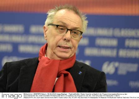 Festivaldirektor Dieter Kosslick anlässlich der Programmpressekonferenz zu den bevorstehenden 66. Internationalen Filmfestspiele Berlin Vorstellung des Programms der 66. Internationalen Filmfestspiele in Berlin IFB2016PrPK