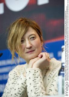 66th Berlin International Film Festival. International Film Festival of Berlin. Press conference of the jury Pictured: Alba Rohrwacher Valentino dress  CamillaxMorandi