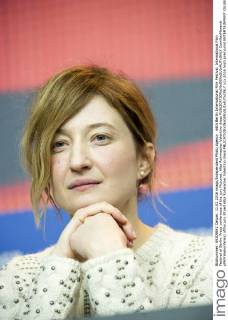 66th Berlin International Film Festival. International Film Festival of Berlin. Press conference of the jury Pictured: Alba Rohrwacher Valentino dress  CamillaxMorandi
