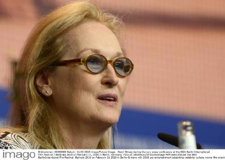 Meryl Streep during the jury press conference at the 66th Berlin International Film Festival Berlinale 2016 on February 11, 2016 in Berlin, Germany. Foto:xC.xNiehausx xFuturexImage