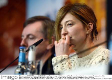 Nick James und Alba Rohrwacher during the jury press conference at the 66th Berlin International Film Festival Berlinale 2016 on February 11, 2016 in Berlin, Germany. Foto:xC.xNiehausx xFuturexImage