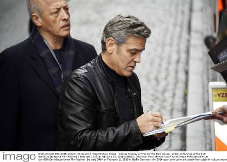 George Clooney arrives for the Hail, Caesar! press conference at the 66th Berlin International Film Festival Berlinale 2016 on February 11, 2016 in Berlin, Germany. Foto:xFredericx xFuturexImage