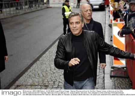 George Clooney arrives for the Hail, Caesar! press conference at the 66th Berlin International Film Festival Berlinale 2016 on February 11, 2016 in Berlin, Germany. Foto:xFredericx xFuturexImage