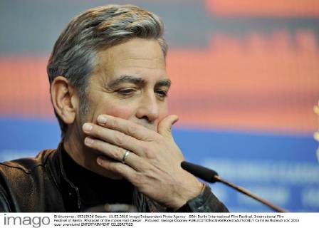 66th Berlin International Film Festival. International Film Festival of Berlin. Photocall of the movie Hail Caesar . Pictured: George Clooney  CamillaxMorandi