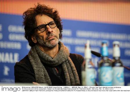 (160211) -- BERLIN, Feb. 11, 2016 -- Director Joel Coen attends a press conference for the promotion of the movie Hail, Caesar! at the 66th Berlinale International Film Festival in Berlin, Germany, Feb. 11, 2016. )(zcc) GERMANY-BERLIN-FILM-FESTIVAL ZhangxFan 