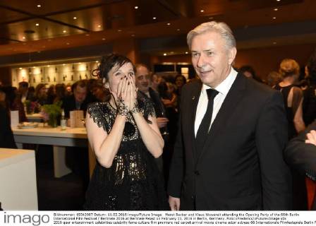 Meret Becker and Klaus Wowereit attending the Opening Party of the 66th Berlin International Film Festival Berlinale 2016 at Berlinale Palast on February 11, 2016 in Berlin, Germany. Foto:xFredericx xFuturexImage