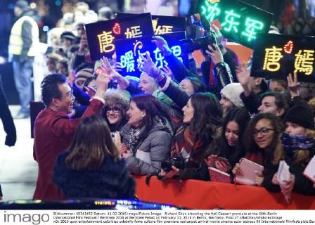Richard Shen attending the Hail Caesar! premiere at the 66th Berlin International Film Festival Berlinale 2016 at Berlinale Palast on February 11, 2016 in Berlin, Germany. Foto:xT.xBartillax xFuturexImage