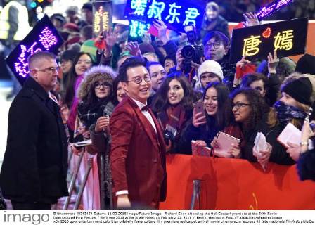 Richard Shen attending the Hail Caesar! premiere at the 66th Berlin International Film Festival Berlinale 2016 at Berlinale Palast on February 11, 2016 in Berlin, Germany. Foto:xT.xBartillax xFuturexImage