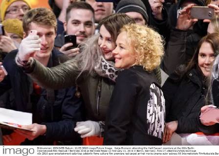 Katja Riemann attending the Hail Caesar! premiere at the 66th Berlin International Film Festival Berlinale 2016 at Berlinale Palast on February 11, 2016 in Berlin, Germany. Foto:xT.xBartillax xFuturexImage