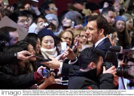 Clive Owen attending the Hail Caesar! premiere at the 66th Berlin International Film Festival Berlinale 2016 at Berlinale Palast on February 11, 2016 in Berlin, Germany. Foto:xT.xBartillax xFuturexImage