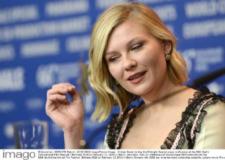 Kirsten Dunst during the Midnight Special press conference at the 66th Berlin International Film Festival Berlinale 2016 on February 12, 2016 in Berlin, Germany. Foto:xC.xNiehausx xFuturexImage