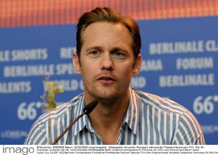 Schauspieler Alexander Skarsgard während der Pressekonferenz zum Film -War On Everyone- anlässlich der 66. Internationalen Filmfestspiele Berlin snapshot-photography K.M.Krause