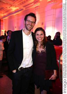 Katharina Wackernagel und ihr Bruder Jonas Grosch bei der ARD Blue Hour im Rahmen der 66. Berlinale am 12.02.2016 in Berlin ARD Blue Hour Empfang im Rahmen der Berlinale 2016 in Berlin 