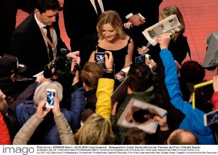 Schauspielerin Kirsten Dunst während der Premiere des Films -Midnight Special- anlässlich der 66. Internationalen Filmfestspiele Berlin snapshot-photography K.M.Krause