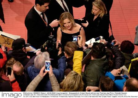 Schauspielerin Kirsten Dunst während der Premiere des Films -Midnight Special- anlässlich der 66. Internationalen Filmfestspiele Berlin snapshot-photography K.M.Krause