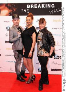 Berlin Marcel Lutter, Francisca Urio und Emil Kusmirek bei der After Show Party Impulse-Event BREAKING THE WALL am 12.02.2016 in Berlin. Foto:Christina Katz Eibner Copyright: Katzx Eibner-Pressefoto EP_cktz