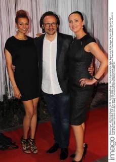 Berlin Francisca Urio, Peter Brandl und Brita Segger bei der After Show Party Impulse-Event BREAKING THE WALL am 12.02.2016 in Berlin. Foto:Christina Katz Eibner Copyright: Katzx Eibner-Pressefoto EP_cktz