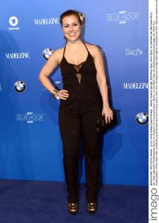 Sarah Tkotsch bei der ARD Blue Hour 2016 Party im Rahmen der Berlinale 2016 66. Internationale Filmfestspiele Berlin im Museum für Kommunikation. Berlin, 12.02.2016 Foto:xC.xNiehausx xFuturexImage