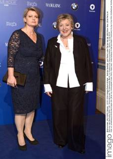 Andrea Spatzek und Marie-Luise Marjan bei der ARD Blue Hour 2016 Party im Rahmen der Berlinale 2016 66. Internationale Filmfestspiele Berlin im Museum für Kommunikation. Berlin, 12.02.2016 Foto:xC.xNiehausx xFuturexImage