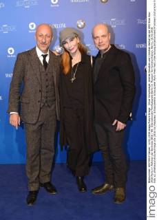 Oliver Hirschbiegel, Andrea Sawatzki und Christian Berkel bei der ARD Blue Hour 2016 Party im Rahmen der Berlinale 2016 66. Internationale Filmfestspiele Berlin im Museum für Kommunikation. Berlin, 12.02.2016 Foto:xC.xNiehausx xFuturexImage