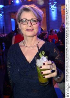Andrea Spatzek bei der ARD Blue Hour 2016 Party im Rahmen der Berlinale 2016 66. Internationale Filmfestspiele Berlin im Museum für Kommunikation. Berlin, 12.02.2016 Foto:xC.xNiehausx xFuturexImage