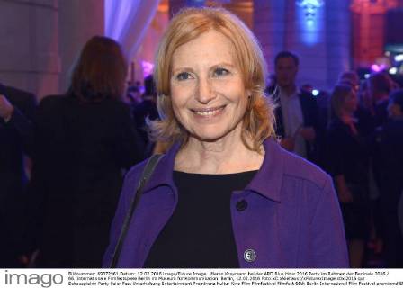 Maren Kroymann bei der ARD Blue Hour 2016 Party im Rahmen der Berlinale 2016 66. Internationale Filmfestspiele Berlin im Museum für Kommunikation. Berlin, 12.02.2016 Foto:xC.xNiehausx xFuturexImage