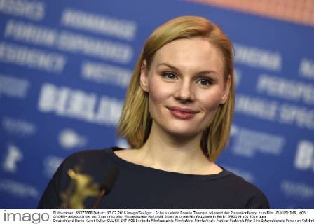 Schauspielerin Rosalie Thomass während der Pressekonferenz zum Film -FUKUSHIMA, MON AMOUR- anlässlich der 66. Internationalen Filmfestspiele Berlin 66. Internationale Filmfestspiele in Berlin IFB2016