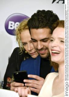 Katja Riemann, Elyas M Barek and Karoline Herfurth at the Medienboard Reception 2016 during the 66th Berlin International Film Festival Berlinale 2016 at The Ritz-Carlton hotel on February 13, 2016 in Berlin, Germany. Foto:xFredericx xFuturexImage