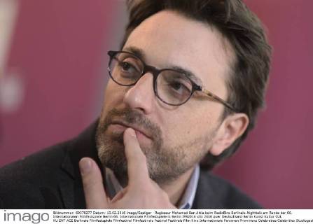 Regisseur Mohamed Ben Attia beim RadioEins Berlinale-Nighttalk am Rande der 66. Internationalen Filmfestspiele Berlin 66. Internationale Filmfestspiele in Berlin IFB2016