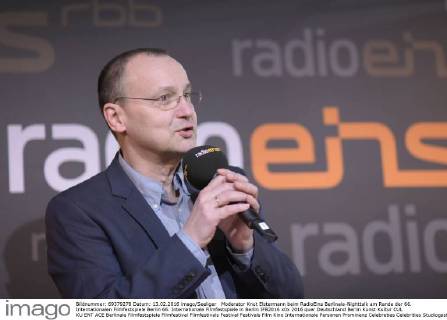Moderator Knut Elstermann beim RadioEins Berlinale-Nighttalk am Rande der 66. Internationalen Filmfestspiele Berlin 66. Internationale Filmfestspiele in Berlin IFB2016
