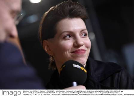 Schauspielerin und Sängerin Anja Plaschg beim RadioEins Berlinale-Nighttalk am Rande der 66. Internationalen Filmfestspiele Berlin 66. Internationale Filmfestspiele in Berlin IFB2016
