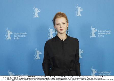 Feb 12, 2016 - Berlin, Germany - Photocall and press conference for the French movie Boris sans Beatrice (Boris without Beatrice) including Boris sans Beatrice, Denis Cote, James Hyndman.Simone-Elise Girard, Denis Lavant, Isolda Dychauk, and Dounia Sichov. Berlin Germany  - ZUMA