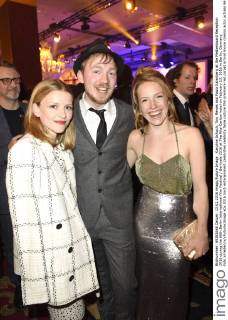 Karoline Schuch, Tino Mewes and Paula Kalenberg at the Medienboard Reception 2016 during the 66th Berlin International Film Festival Berlinale 2016 at The Ritz-Carlton hotel on February 13, 2016 in Berlin, Germany. Foto:xFredericx xFuturexImage