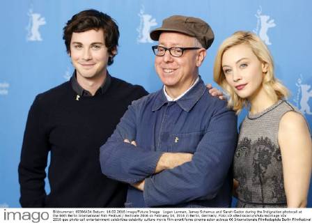 Logan Lerman, James Schamus and Sarah Gadon during the Indignation photocall at the 66th Berlin International Film Festival Berlinale 2016 on February 14, 2016 in Berlin, Germany. Foto:xD.xBedrosianx xFuturexImage