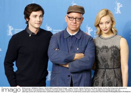 Logan Lerman, James Schamus and Sarah Gadon during the Indignation photocall at the 66th Berlin International Film Festival Berlinale 2016 on February 14, 2016 in Berlin, Germany. Foto:xD.xBedrosianx xFuturexImage
