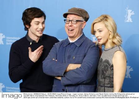Logan Lerman, James Schamus and Sarah Gadon during the Indignation photocall at the 66th Berlin International Film Festival Berlinale 2016 on February 14, 2016 in Berlin, Germany. Foto:xD.xBedrosianx xFuturexImage