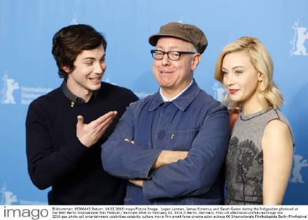 Logan Lerman, James Schamus and Sarah Gadon during the Indignation photocall at the 66th Berlin International Film Festival Berlinale 2016 on February 14, 2016 in Berlin, Germany. Foto:xD.xBedrosianx xFuturexImage