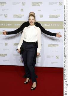 Caroline Peters and Peter Lohmeyer at the NRW Reception 2016 during the 66th Berlin International Film Festival Berlinale 2016 at Landesvertretung Nordrhein-Westfalen on February 14, 2016 in Berlin, Germany. Foto:xD.xBedrosianx xFuturexImage